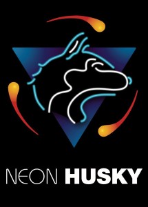 Neon Husky Logo